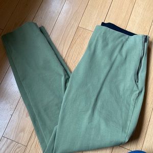 Green work pants